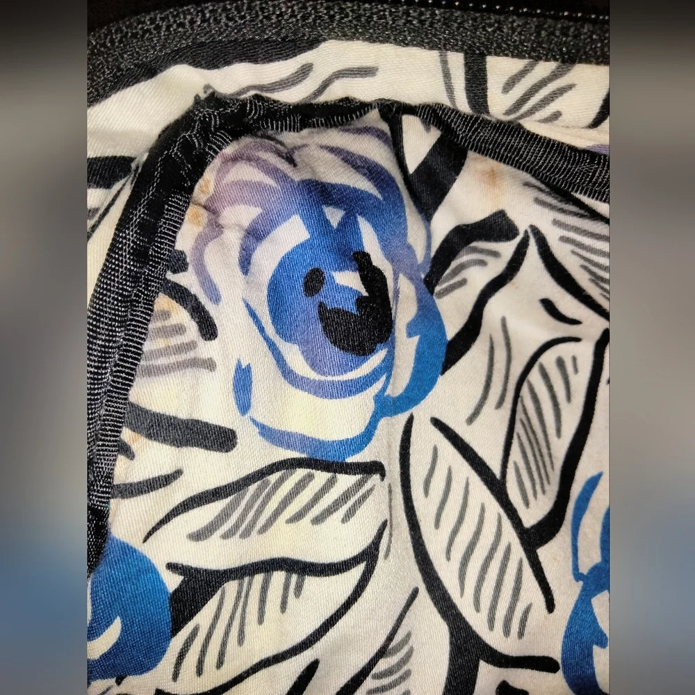 Vera Bradley (Black) Quilted Laptop Computer Carrier Tote Bag